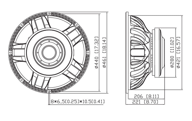 18inch 1500W rms Subwoofer